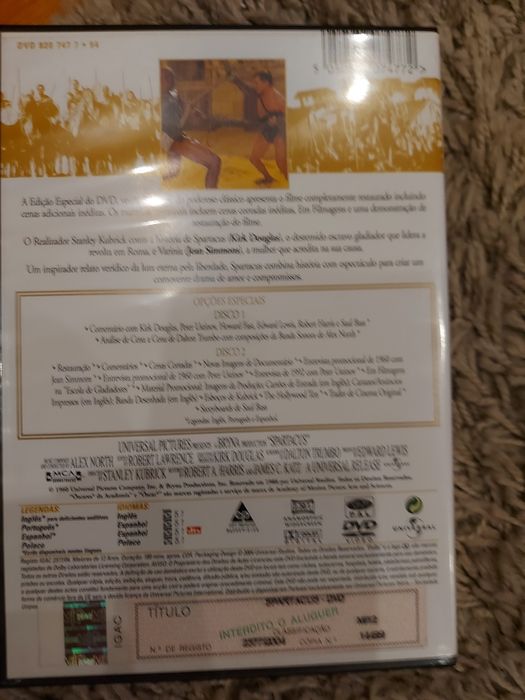 DVD - Spartacus - Edição especial