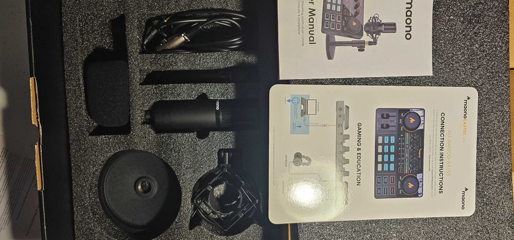 Maonocaster mikser karta dzwiękowa karaoke , bluetooth.