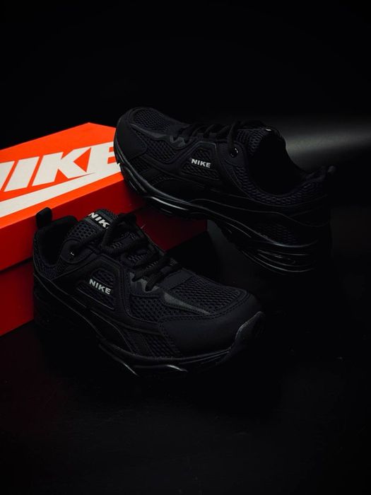 Трендовые красовки Nike Initiator найк на лето очень легкие дышащие красавки для мужчин черные кожаные кросовки найк инитиатор