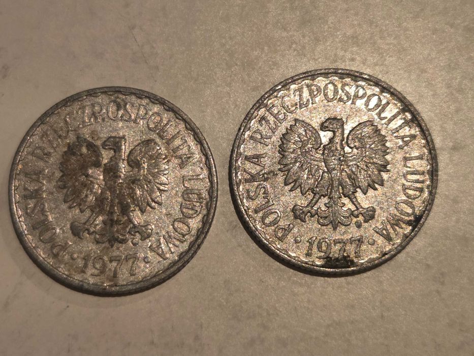 1 zl 1977 rok prl 2 sztuki