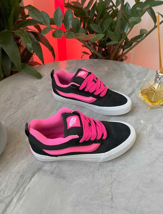 !ТРЕНД! Vans Knu Skool Black Pink 37 38 39 40 41