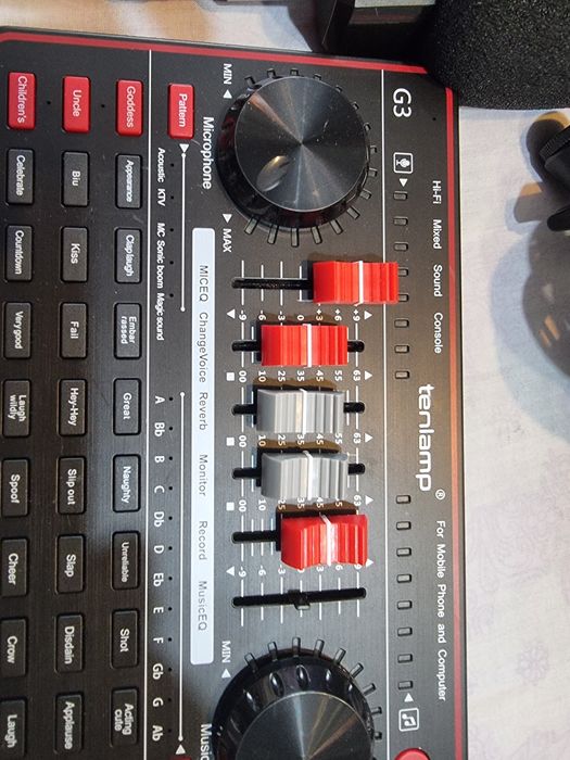 Mikser audio Tenlamp G3,mikrofon, słuchawki, zestaw
