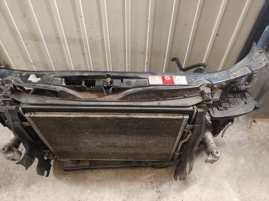 Przedni pas chłodnica chłodnice wiskoza wiatrak moduł audi A4 b6 v6 be
