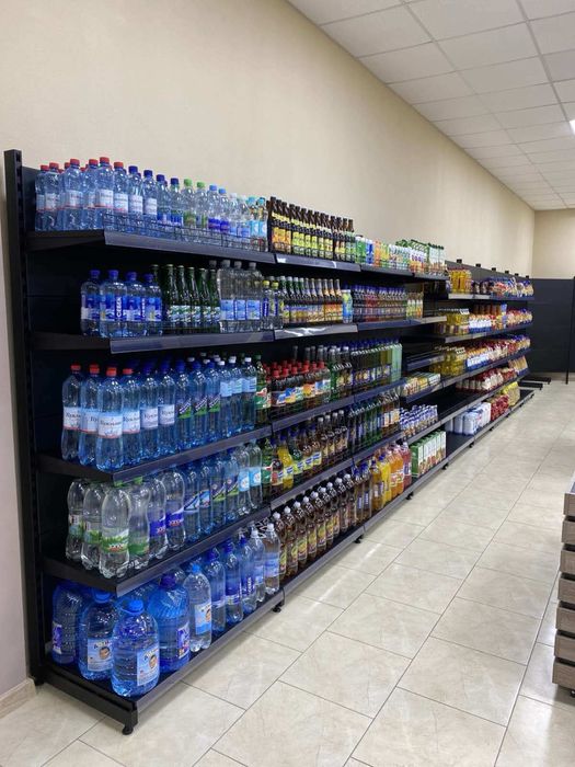 Торгові стелажі металеві для магазинів(ВИРОБНИК)Торгівельне обладнення