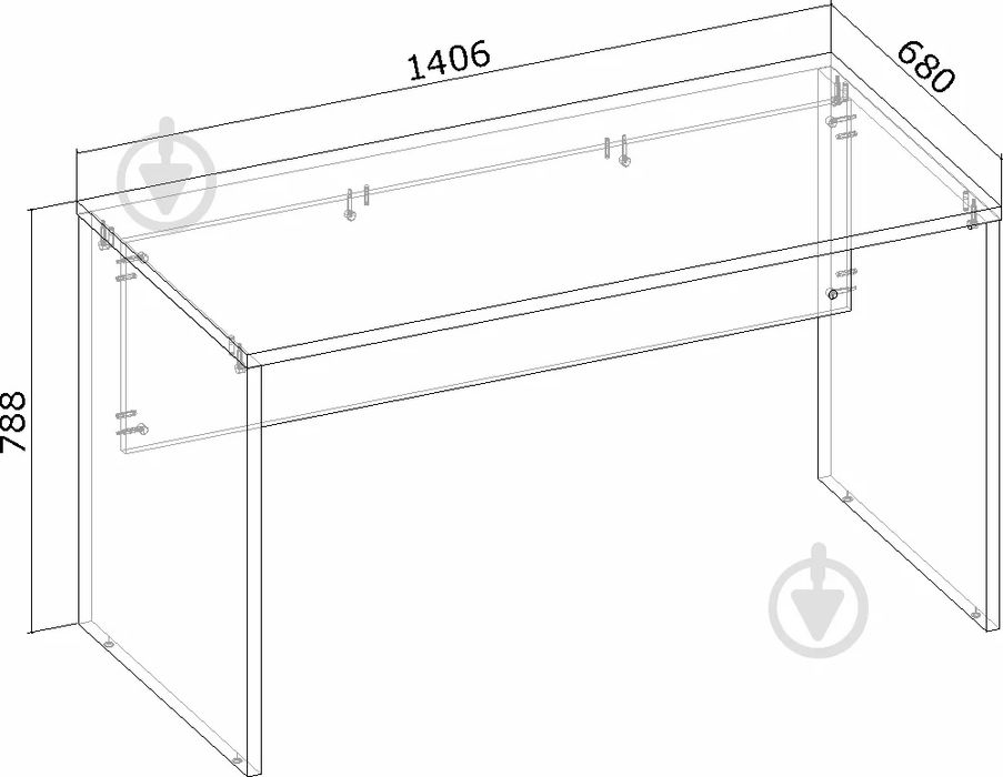 Стіл письмовий Грейд Алён і Тумба мобільна Грейд Ален