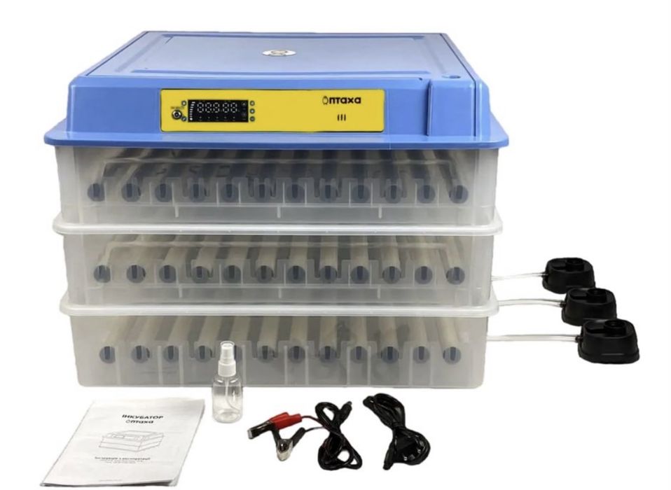 РОЗПРОДАЖ‼️ Инкубатор автоматический 12-220В Птаха Інкубатор + овоскоп