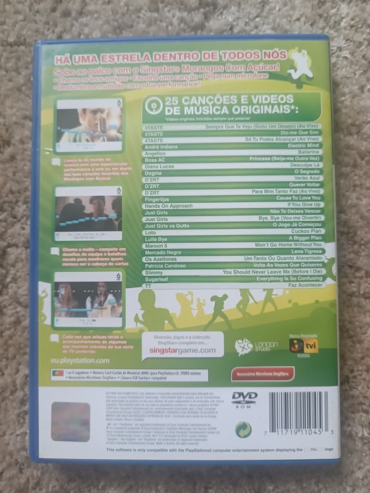 Singstar Morangos com Açúcar (PS2)