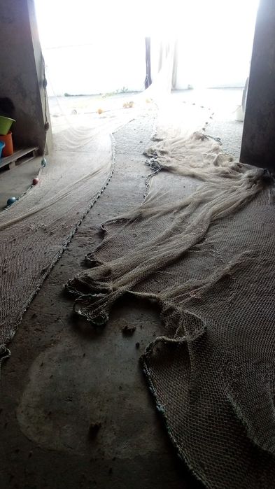 Rede de arrasto de camarão