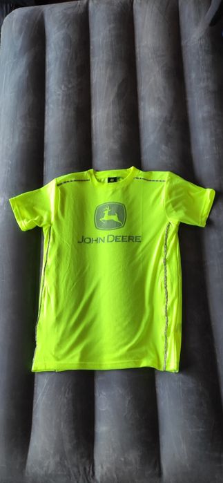 Koszulka męska John Deere t-shirt rozmiar s xs chłopięca neon USA org