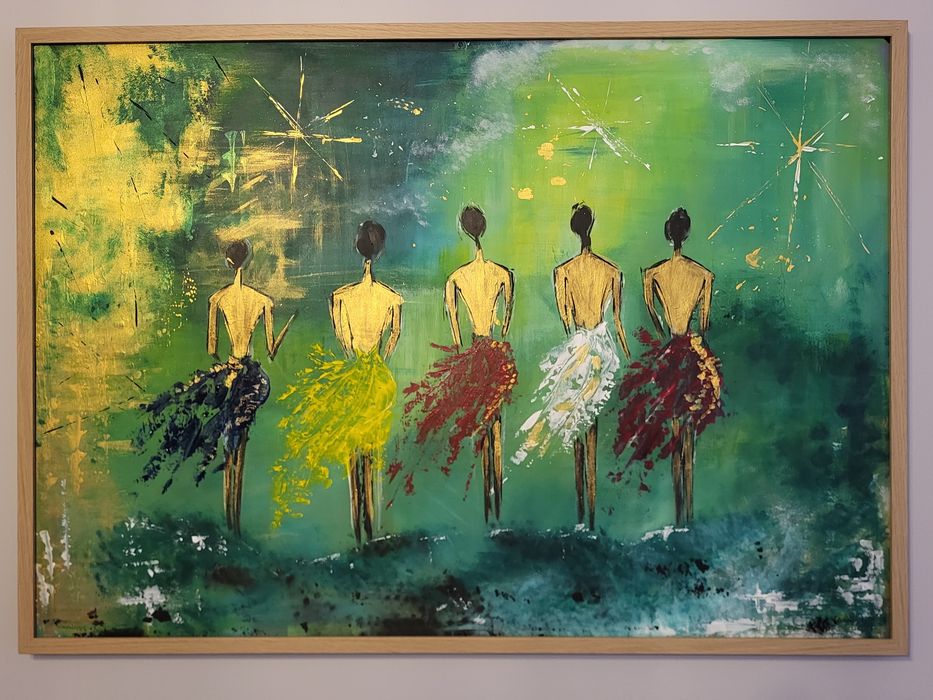 Obraz akryl na płycie 95x75 cm -  "Strażniczki światła"