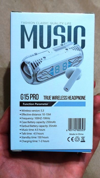 Навушники беспроводні білі type-C наушники белые