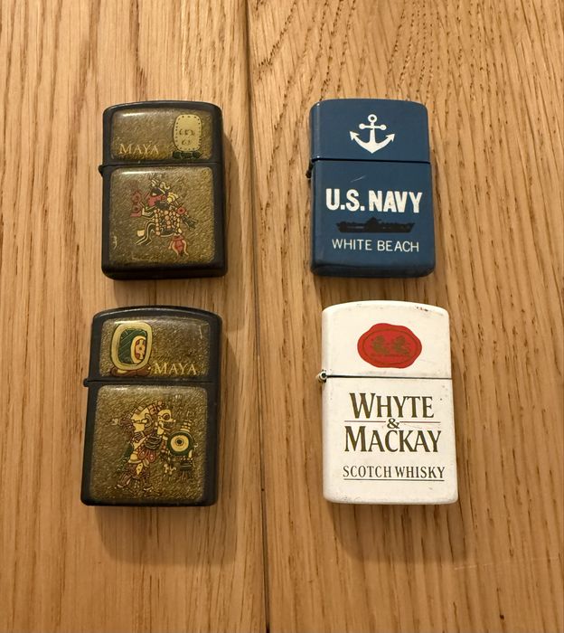 Conjunto 4 isqueiro tipo Zippo