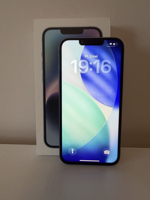 Iphone 14 niebieski 128gb kondycja 100%