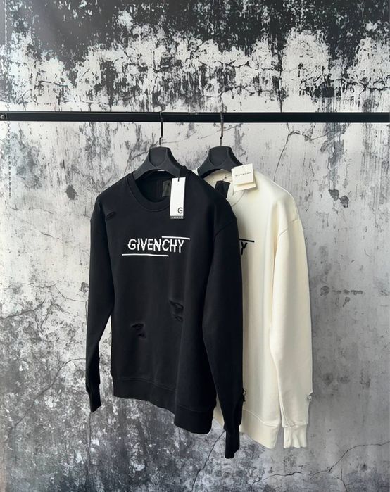 AMIRI рванный мужской свитшот реглан батник кофта свитер порванный