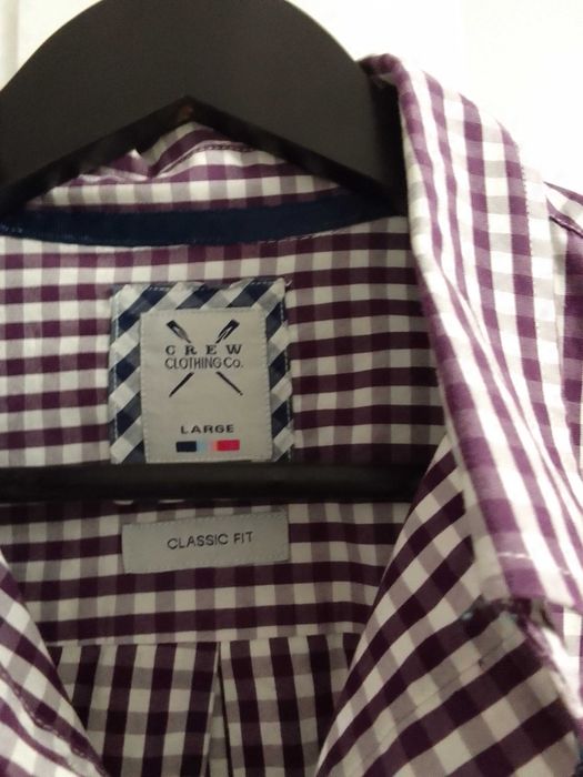 Piękna koszula męska KREW CLOTCHING CO / LARGE/  42