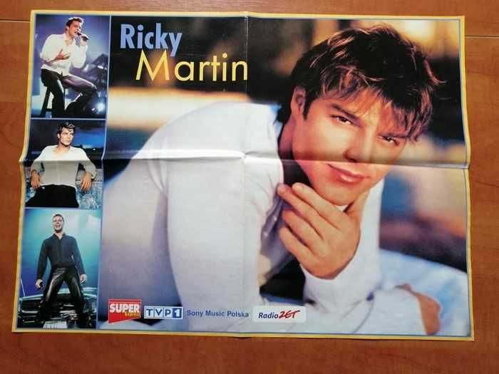Plakat poster Ricky Martin. Nowy.