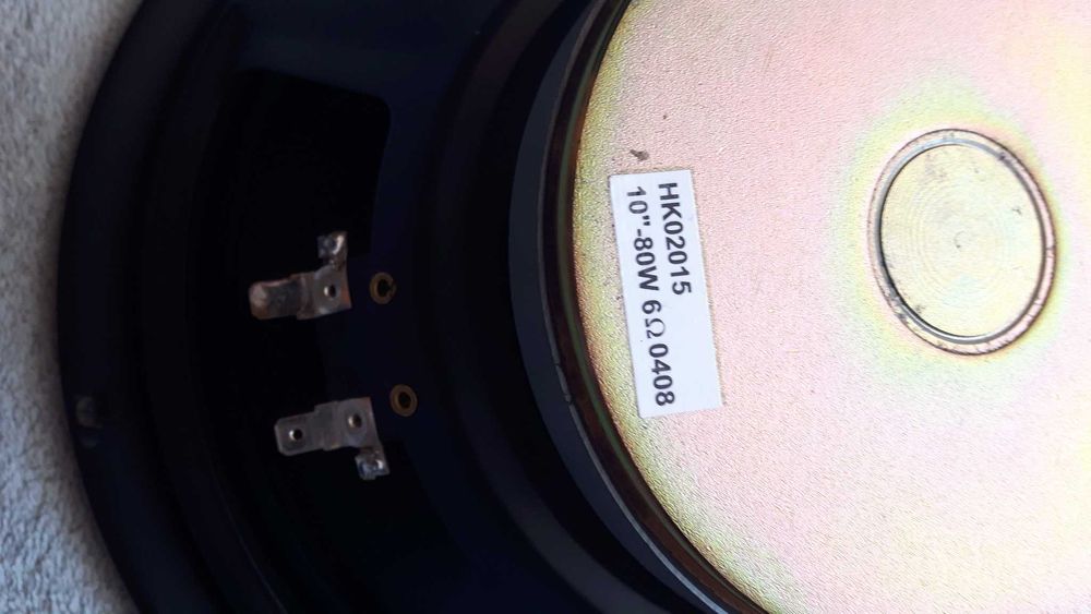 4 głośniki 10" Ashdown BlueLine + tweeter