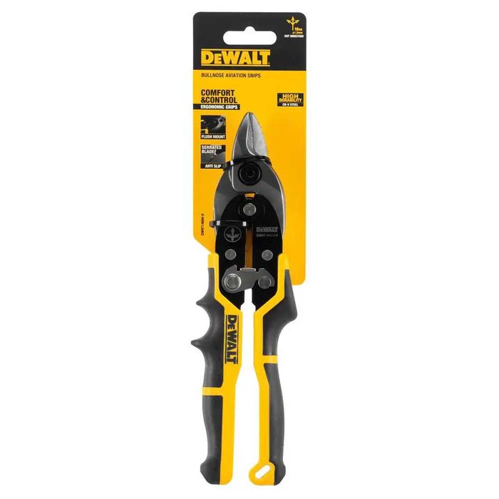 DeWALT DWHT14694-0 Ножиці по металу 235 мм,прямі з короткими губками