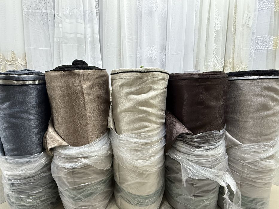 Штори штора софт блекаут бархат петек мікровелюр тюль комплект