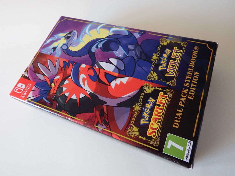 GRA NS Pokemon SCARLET & VIOLET DUAL PACK Steelbook Edition NOWA !