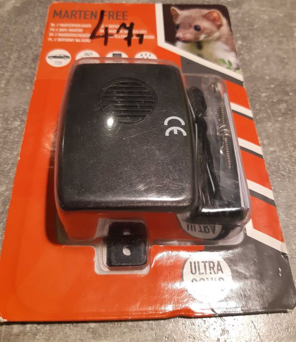 Odstraszacz kun, gryzoni ultradźwiękowy 12V. Produkt holenderski.