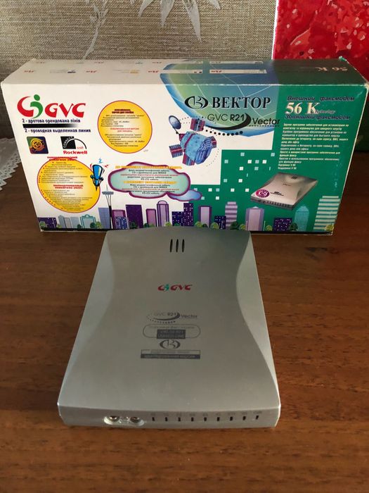 Внешний факс-модем GVC R21 Vector 56K
