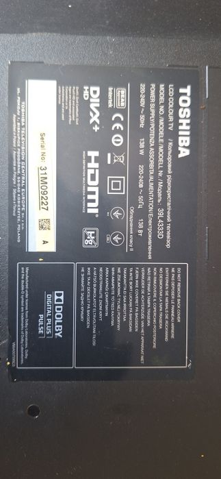 Foshiba led tv. Części