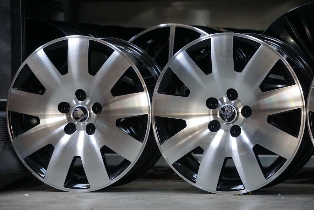 Alufelgi oryginał Skoda 5x112 7Jx17 et37 cb57,1mm czarny i cnc