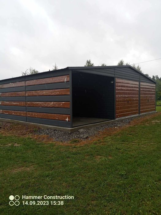 Garaż blaszany wiata-schowek-domek Producent KONSTRUKCJA W OCYNKU , RATY