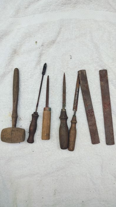 Ferramentas Antigas diversas lote completol