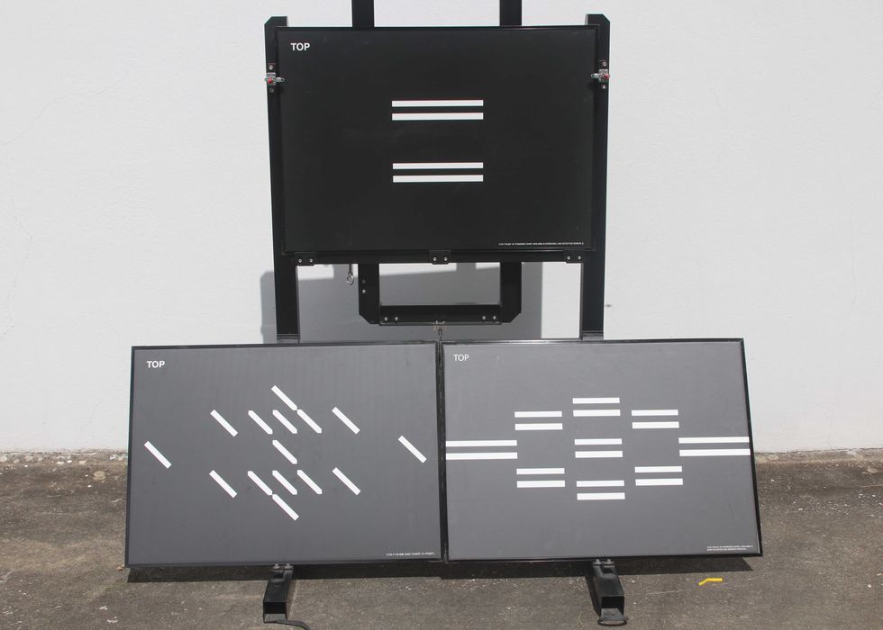 Placas de teste de flashes e suporte