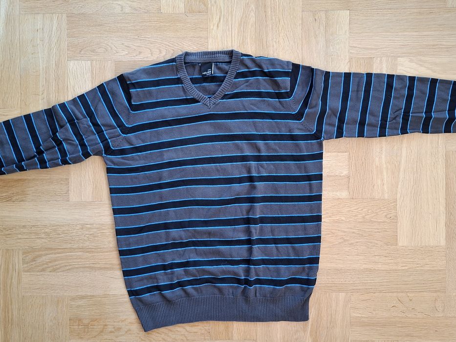 Bawełniany sweter w paski House