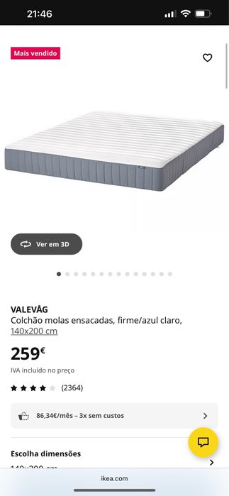 Cama/colchao Ikea