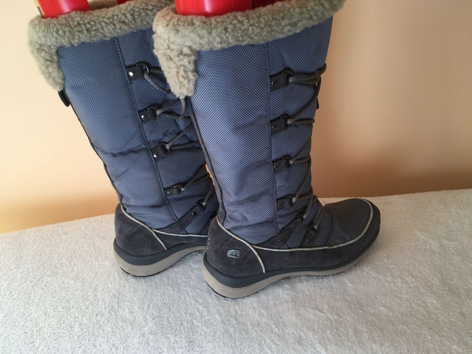 37 kozaki Clarks UK 4D ocieplane wełną