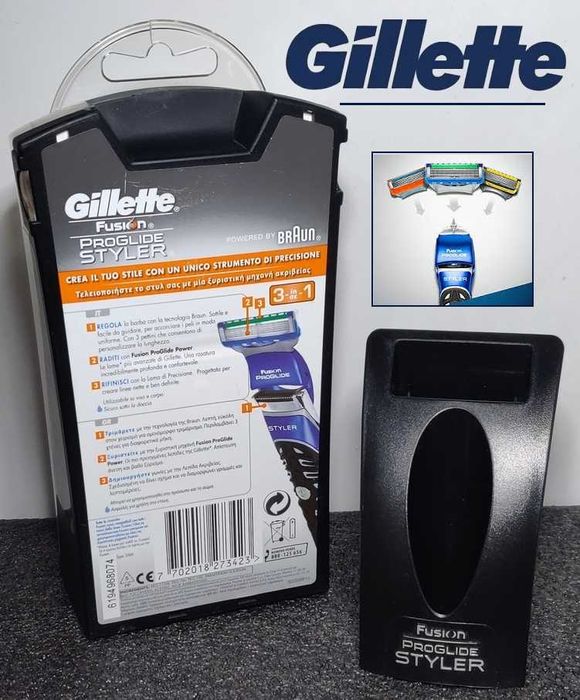 Подставка/запасные насадки для бритья на электростайлер Gillette/BRAUN