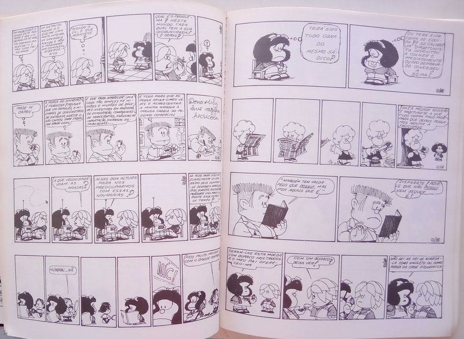 Quino  - - - Deixem a Mafalda Voar - - - - -Livro
