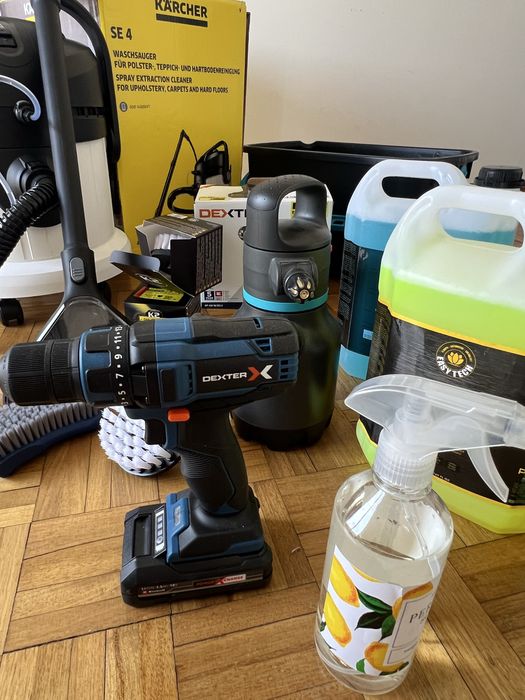 Vendo kit completo para limpeza e higienização de estofados