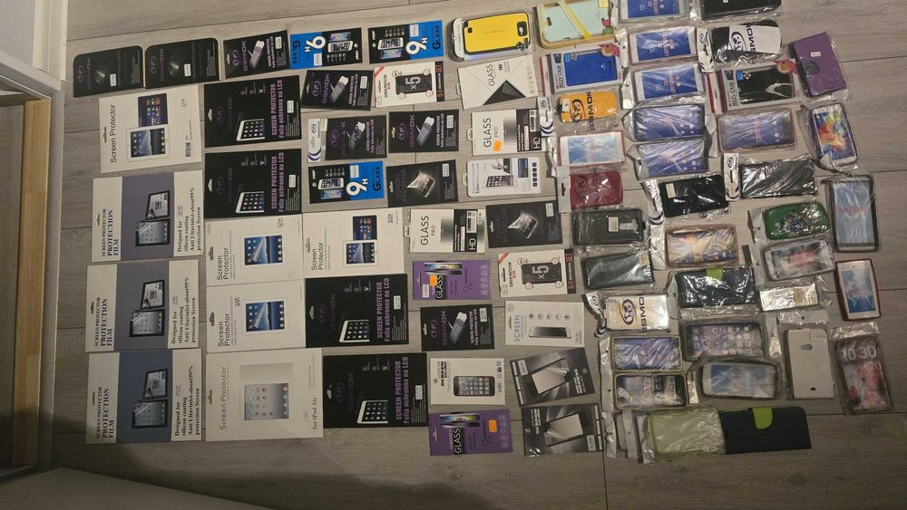 Zestaw pokrowców i folii do starszych telefonów – PO LIKWIDACJI SKLEPU