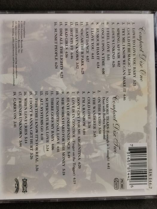 Donna Summer. Anthology. 1993, PolyGram. DR=14 dB!