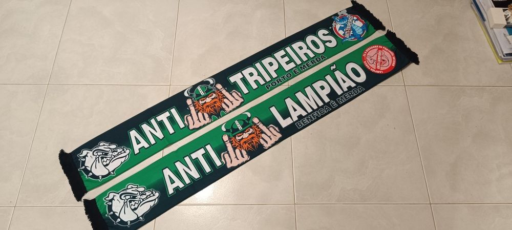 cachecol Frente e verso