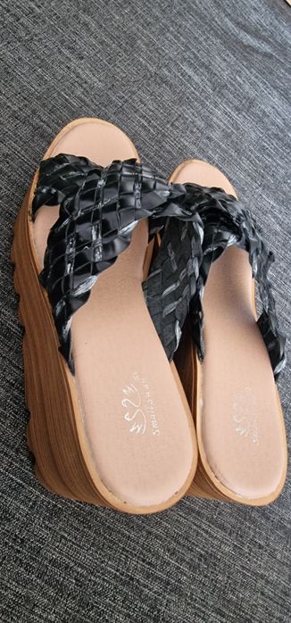 Klapki Koturny NOWE, Buty Damskie