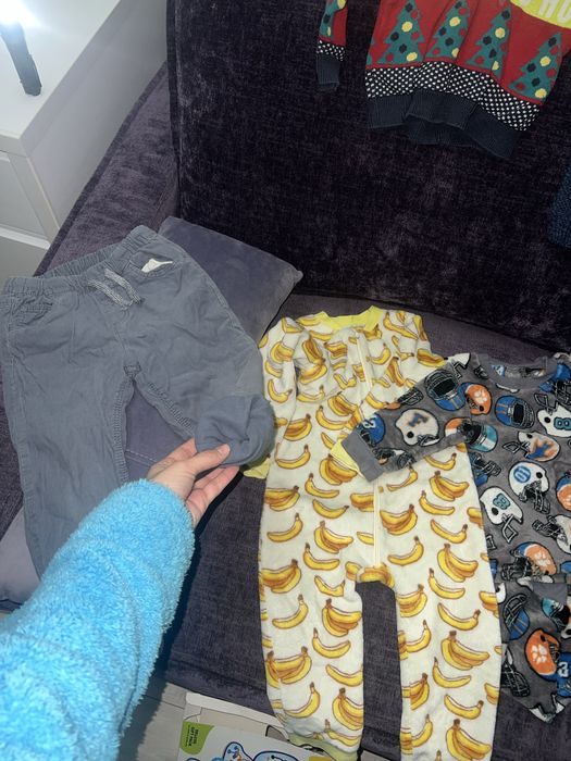 Теплые костюмы махровые пижамы ЛОТ ОДЕЖДЫ для мальчика штаны теплые