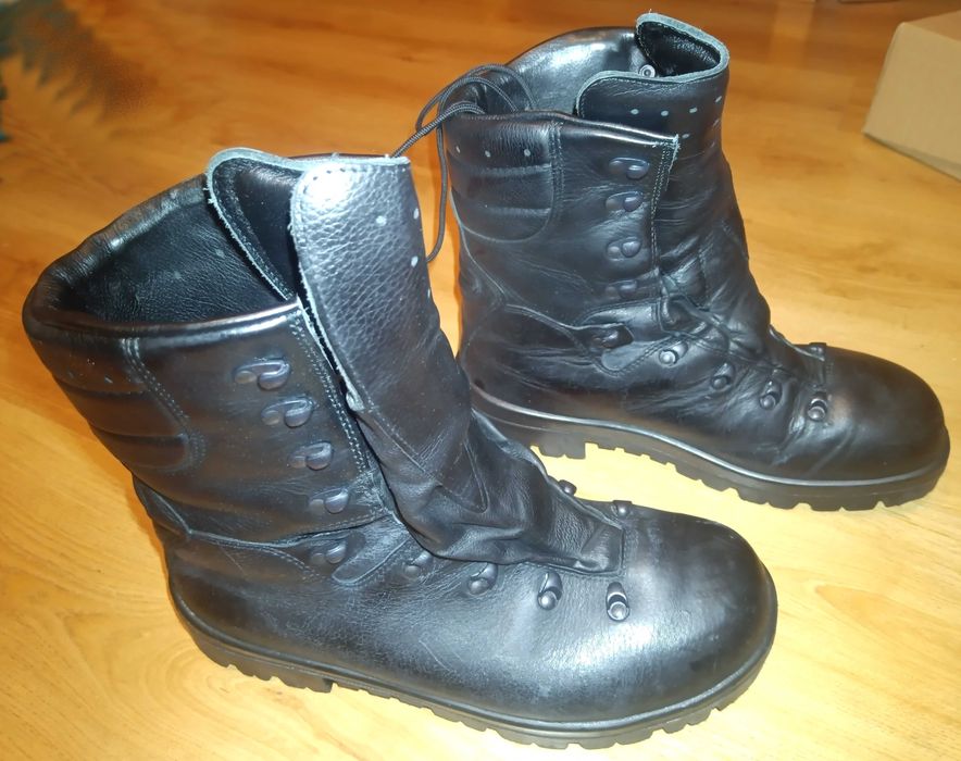 Buty wojskowe, trzewiki zimowe wzór 933/MON