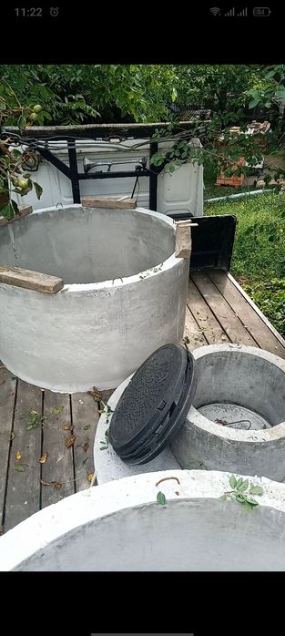 Послуги екскаватора, Бетонні кольца, Каналізації під ключ.