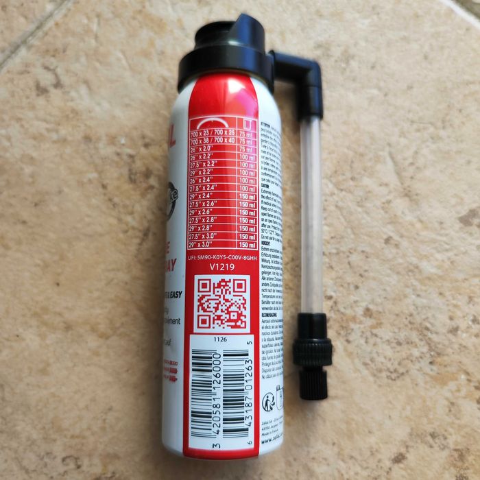Spray de reparação de pneus Zefal 100 ml