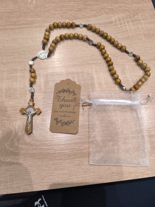 różaniec drewniany wysokiej jakości drewniany