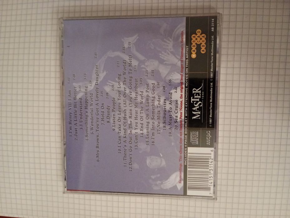 CD Hermans Hermits -I'm Into some thing good