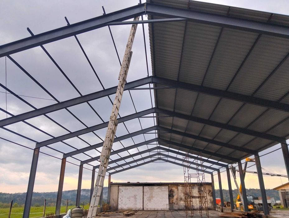 Konstrukcja Stalowa Konstrukcje Stalowe Wiaty hale obory