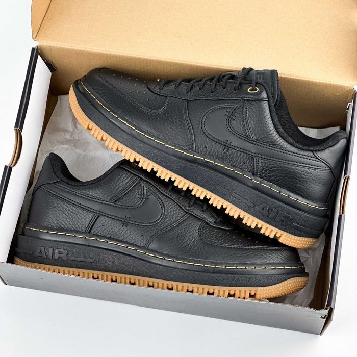 ОРИГІНАЛ! Nike Air Force 1 Luxe Black 39 41 42 44 44.5 45 | DB4109-001