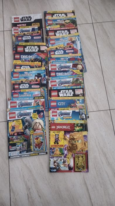 Czasopisma LEGO zgadywanki komiksy